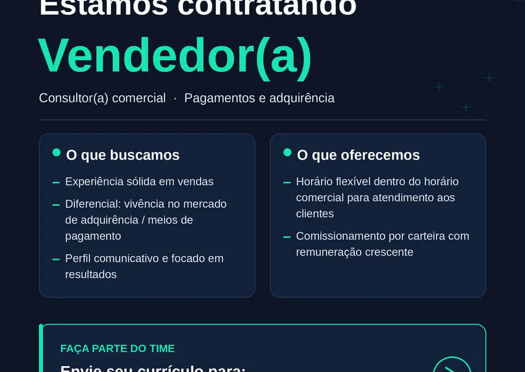 Vaga consultor comercial Campinas DLZ Soluções